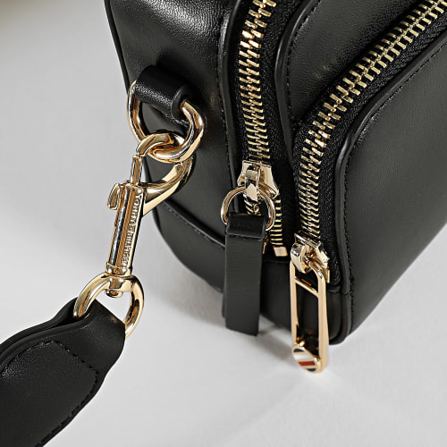 Sac A Main Femme Iconic Tommy Camera 5207 Noir Doré
