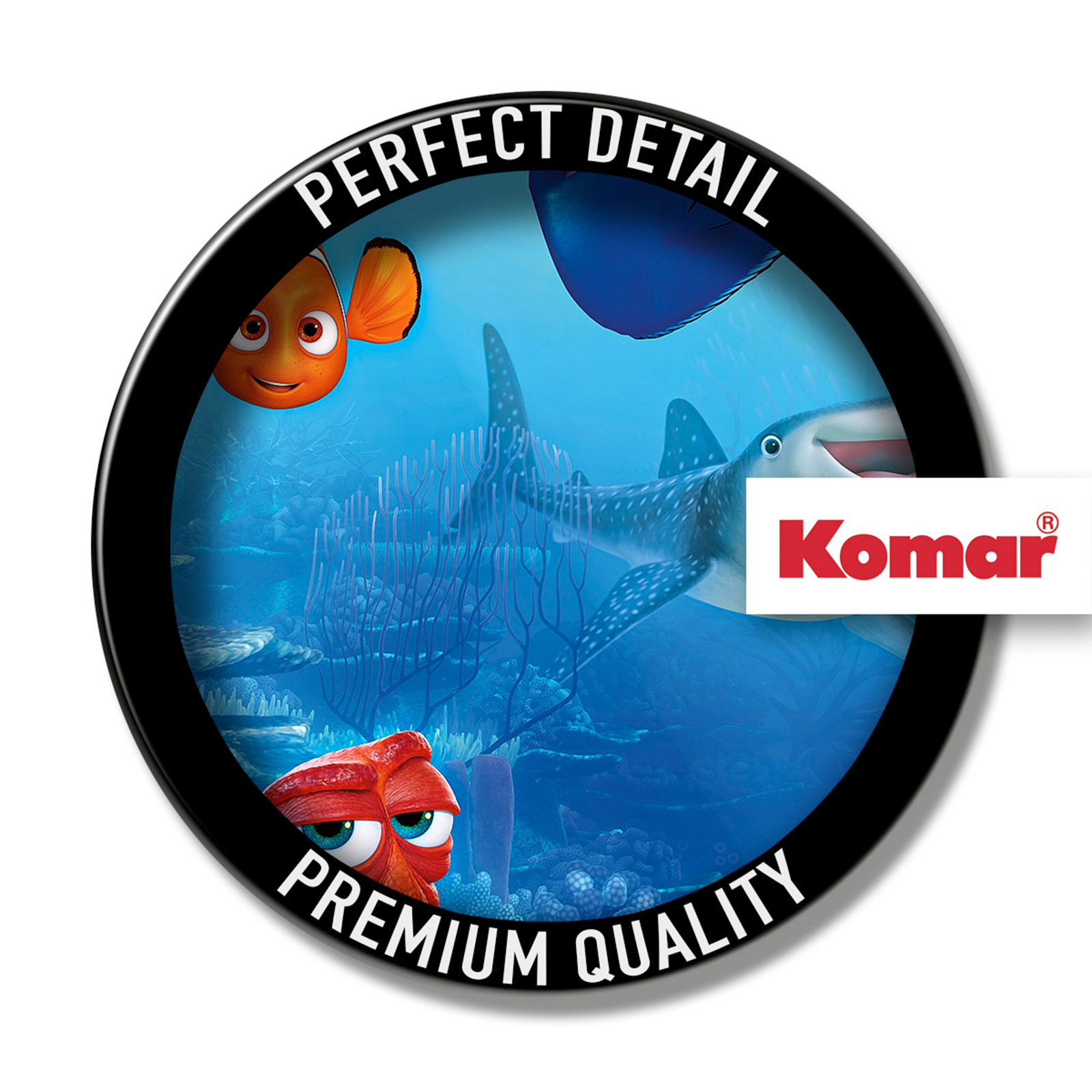 Papier-Fototapete DORY AND FRIENDS - blau - 1,84 Meter