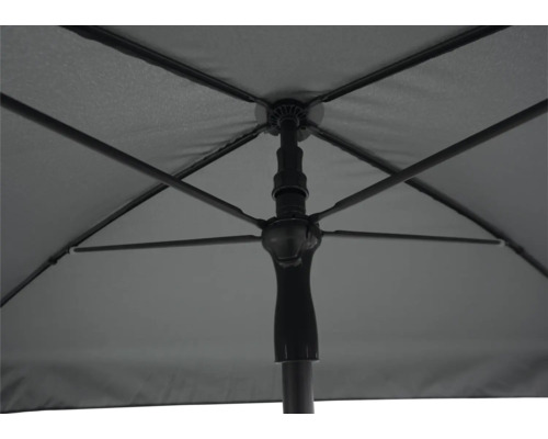 Soluna Cannes middenstokparasol, 210 cm, donkergrijs
