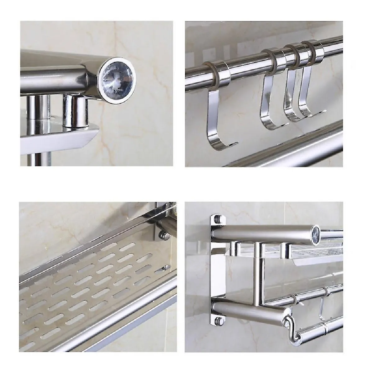 Porte-serviettes Universal - Acier inoxydable