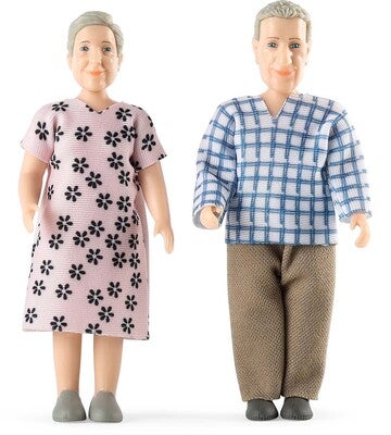 Lundby Dukkesett Gammelt Par Charlie