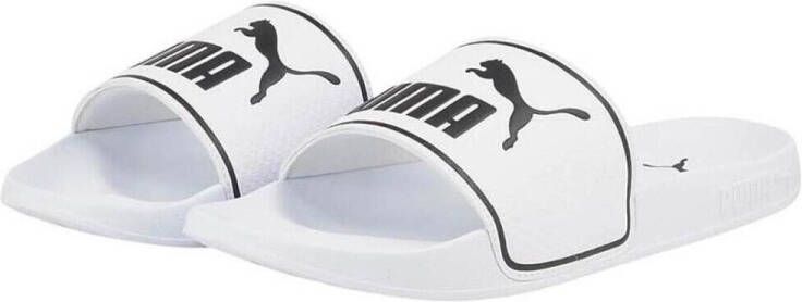 Puma Leadcat 2 0 2.0 badslippers wit zwart Rubber Logo 40.5