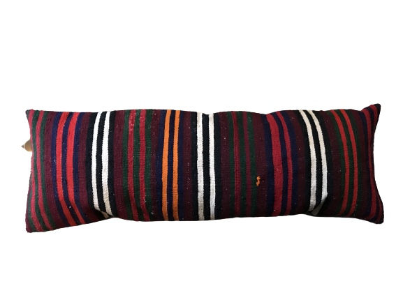 Kussen kelim Vintage stripe xl long