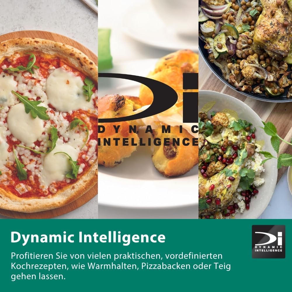 Bauknecht BBI4S8HM1SK Einbau-Heißluftbackofen/ 60 cm, 73 l/Multi-Level-Kochen/AirFry-Funktion/PowerHeißluft/High-Temperature Pizzafunktion/Dynamic Intelligence/Active Multiflow