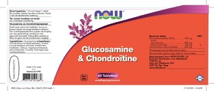 NOW Glucosamine & Chondroitine Tabletten 60ST