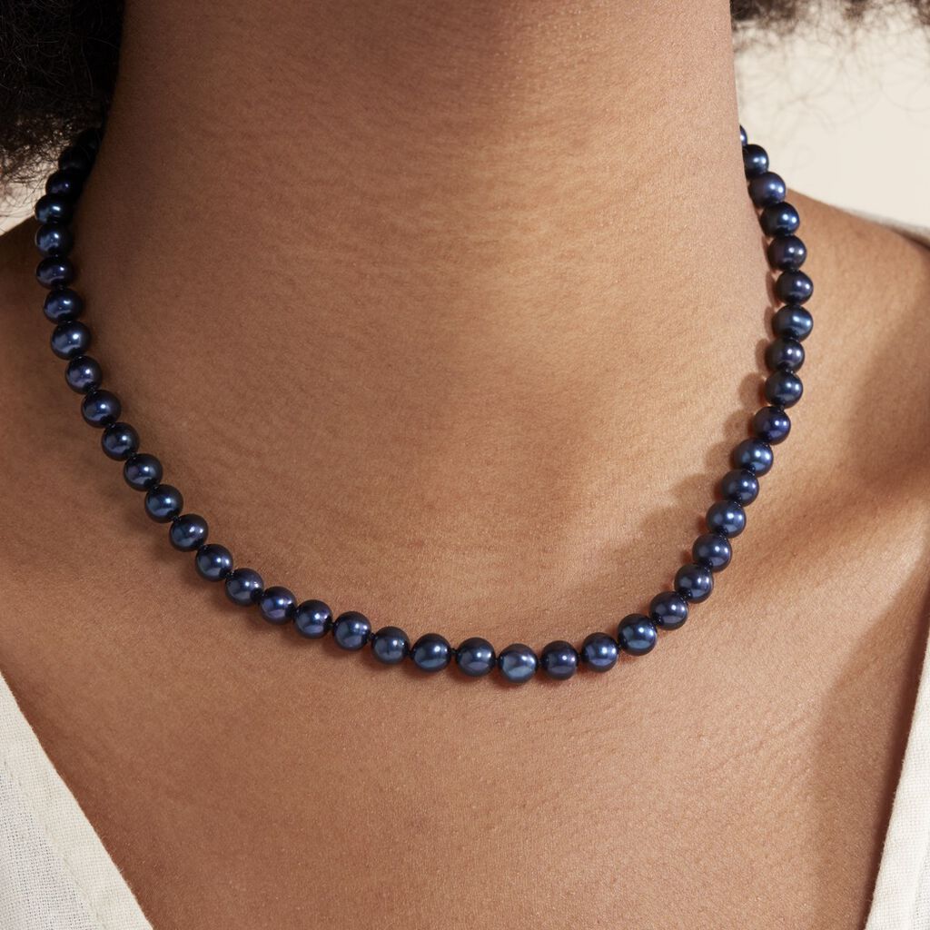 Collier Severiane Or Jaune Perle De Culture