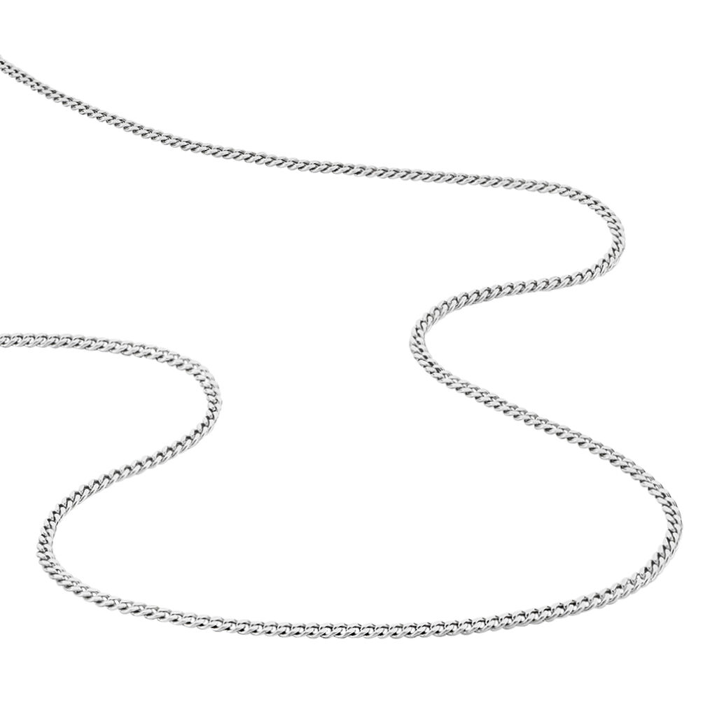 Chaîne Clementine Argent Blanc
