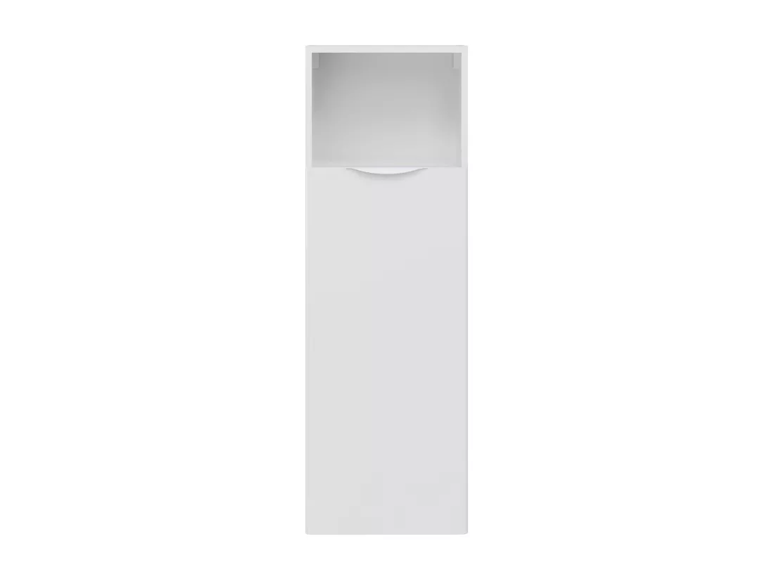 Colonne de salle de bain NIKI 1 porte 120x40x26,5 cm blanc T-BATH