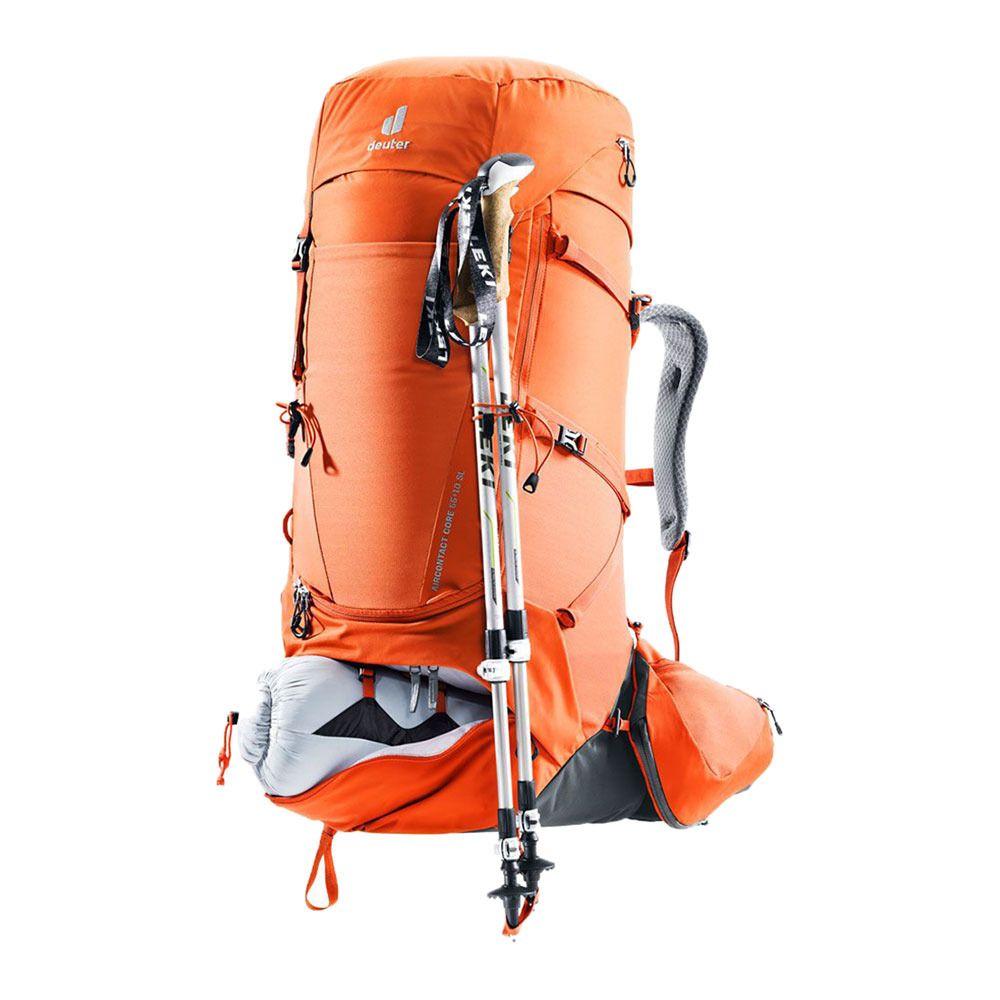 Deuter AIRCONTACT CORE SL 55+10L - Sac À dos Femme paprika-graphite
