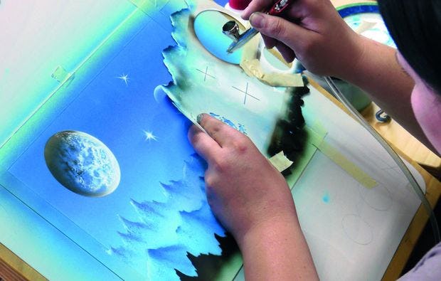 Airbrush Workshop in Hamburg als Geschenkidee