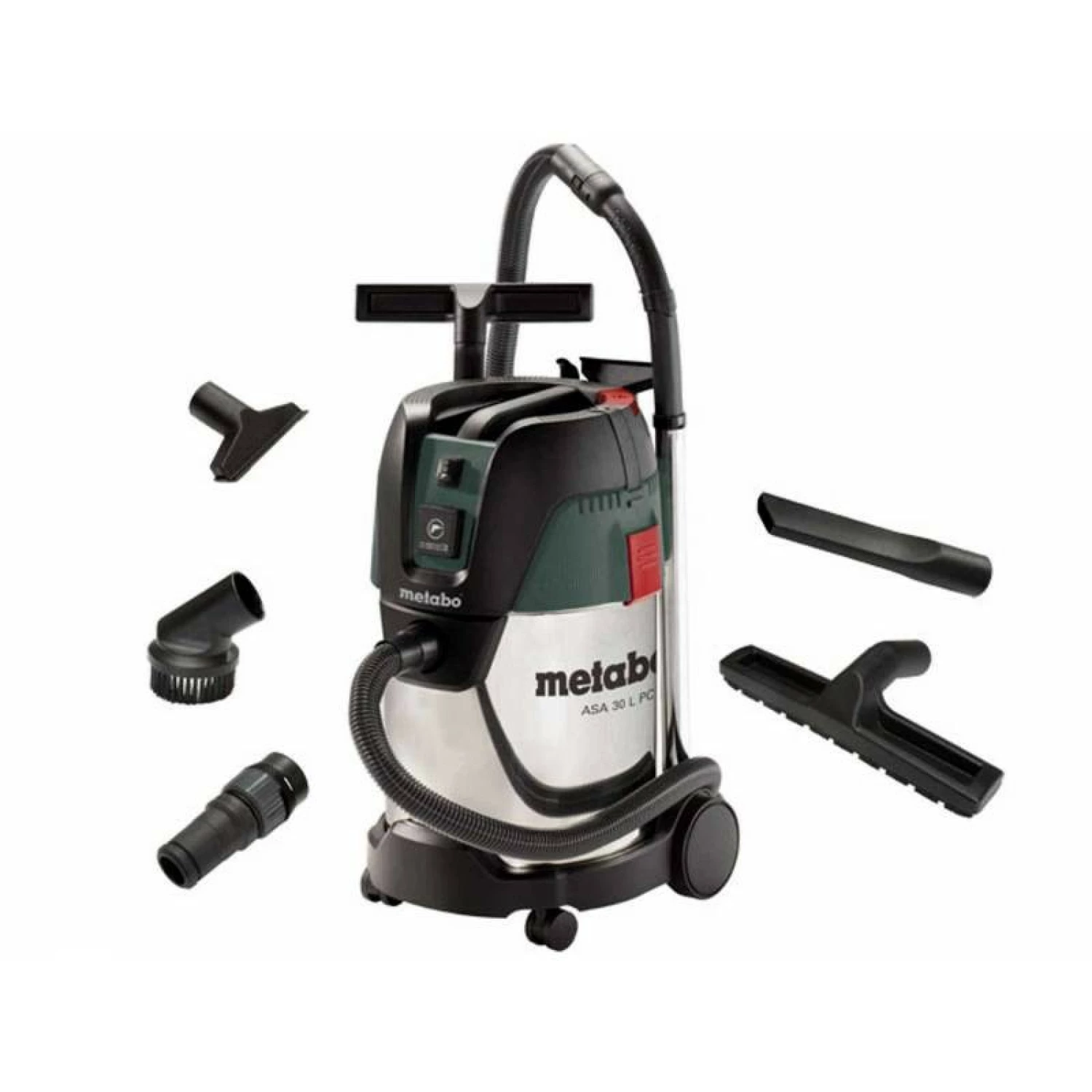 Metabo ASA 30 L PC INOX Bouwstofzuiger - 1250W - L-klasse - 30L