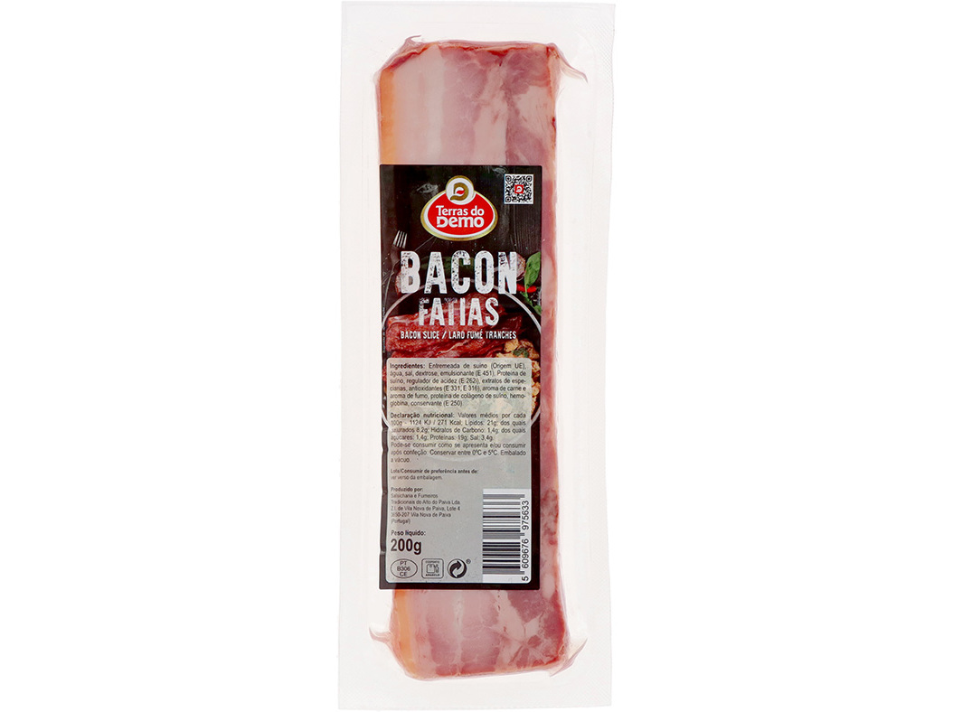 BACON EXTRA TERRAS DO DEMO 200 G