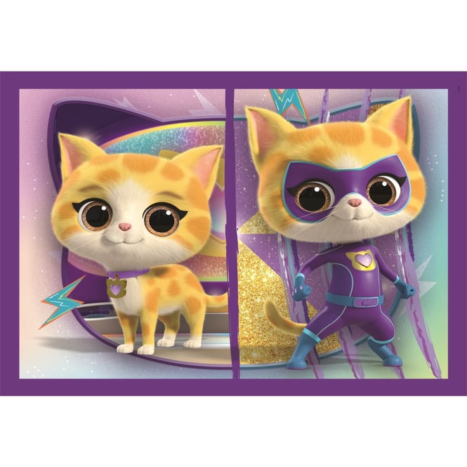 Disney Junior - Super Kitties - 4in1 Puzzle - 12+16+20+24 Teile