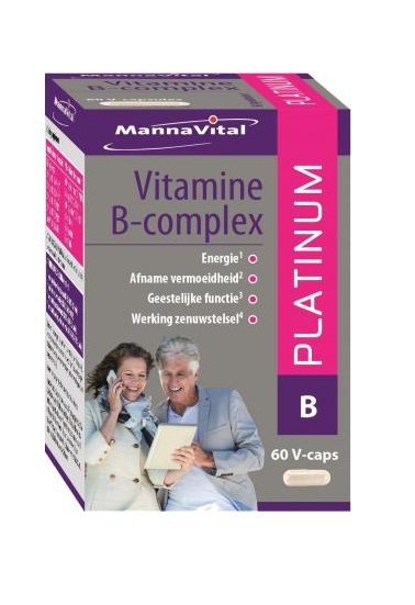 MannaVital Vitamine B Complex Platinum 60v-caps
