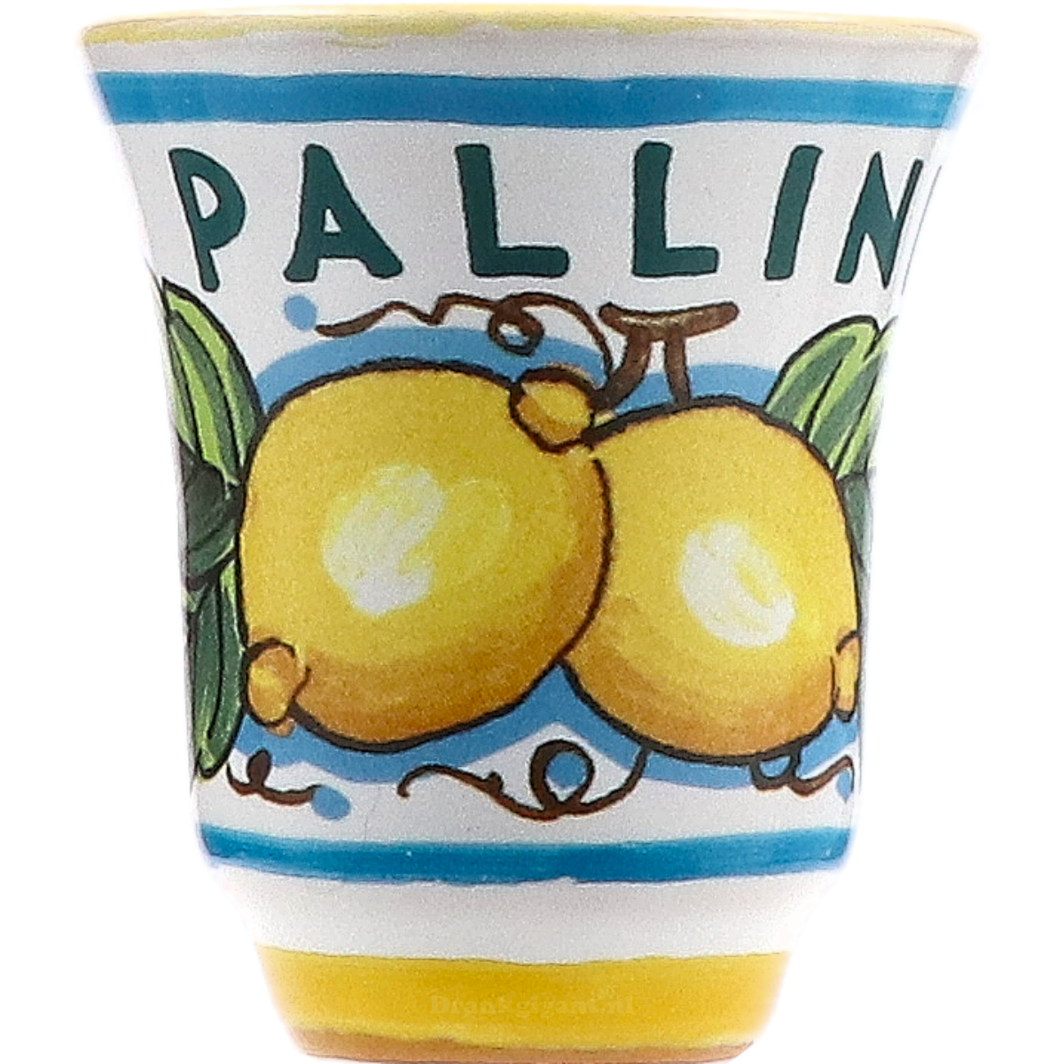 Pallini Ceramic Limoncello Glas Geel 3,5 cl