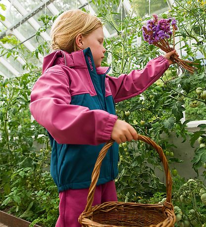 Viking Softshelljacke m. Fleece - Play - Plum/Navy