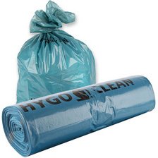 Sac poubelle LDPE, 160 L, 60 microns, bleu