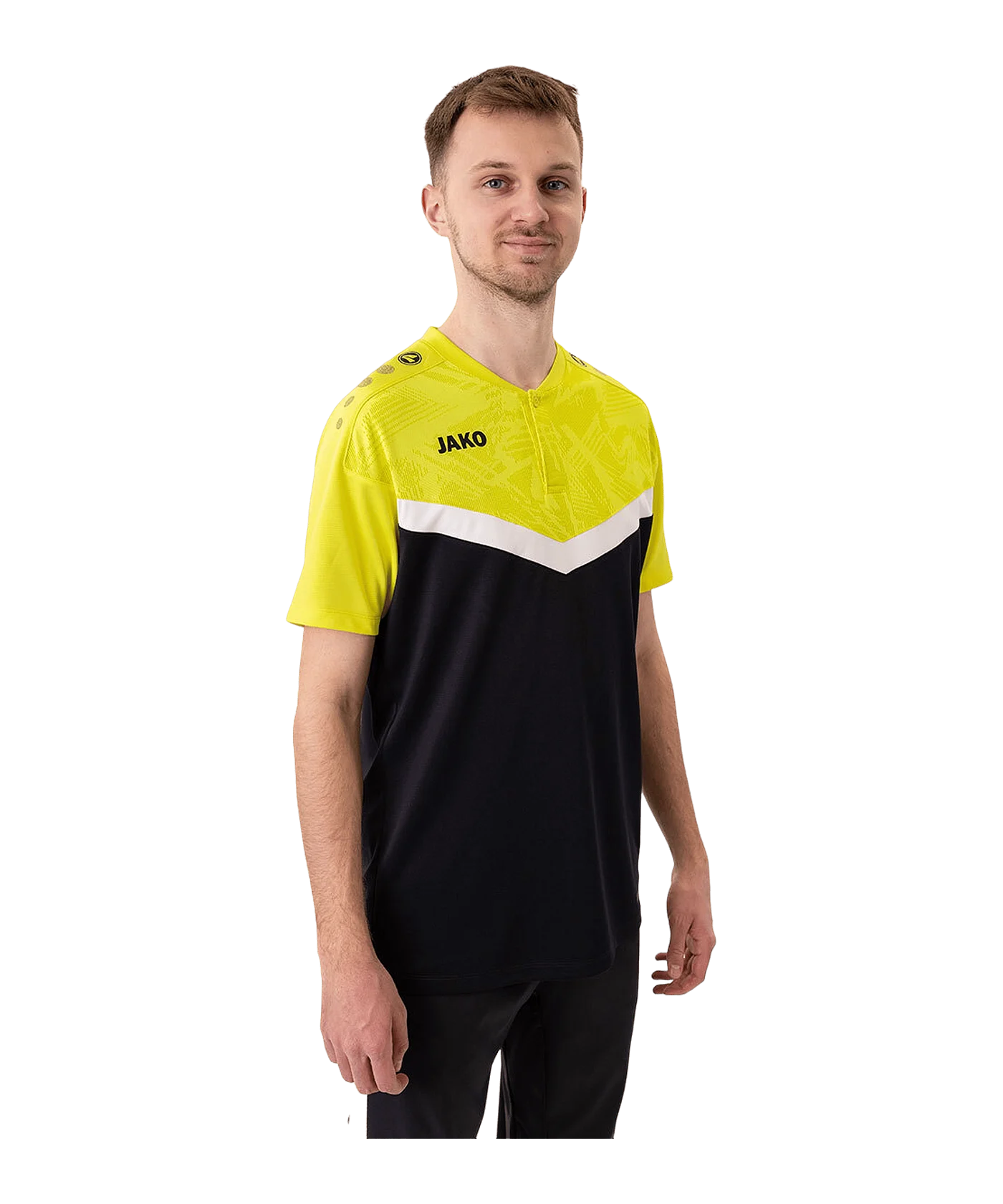 JAKO Iconic Polo Schwarz F808