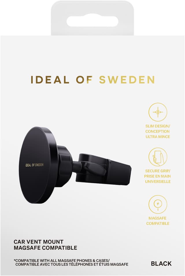 iDeal of Sweden MagSafe-kompatibel holder til bilventilation (sort)