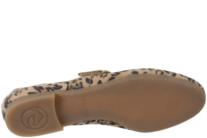 REMONTE BALLERINA I LEOPARD NUBUCK