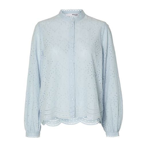 Selected Femme Tatiana Skjorte, Cashmere Blue, 42