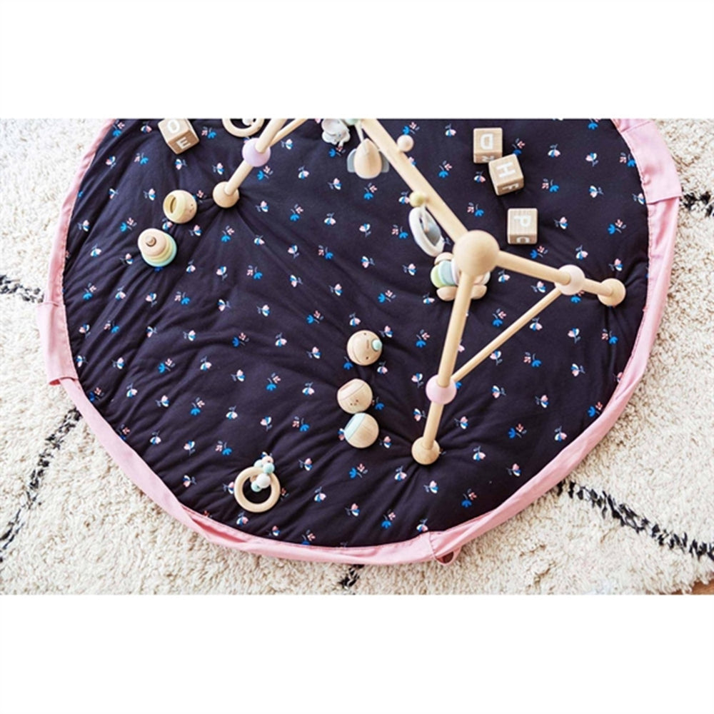 3-i-1 Legetæppe Soft Flowers - Play&Go