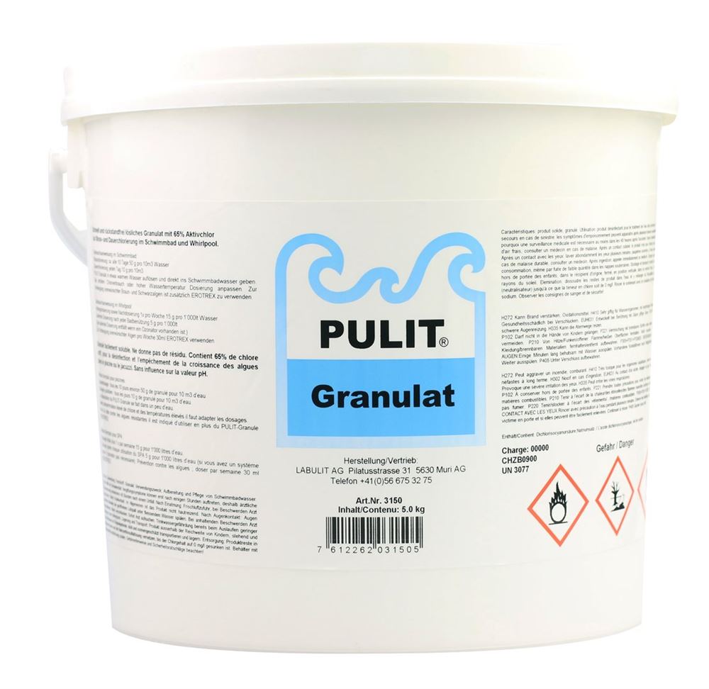 PULIT Chlor-Granulat<br>5 kg, Granulat