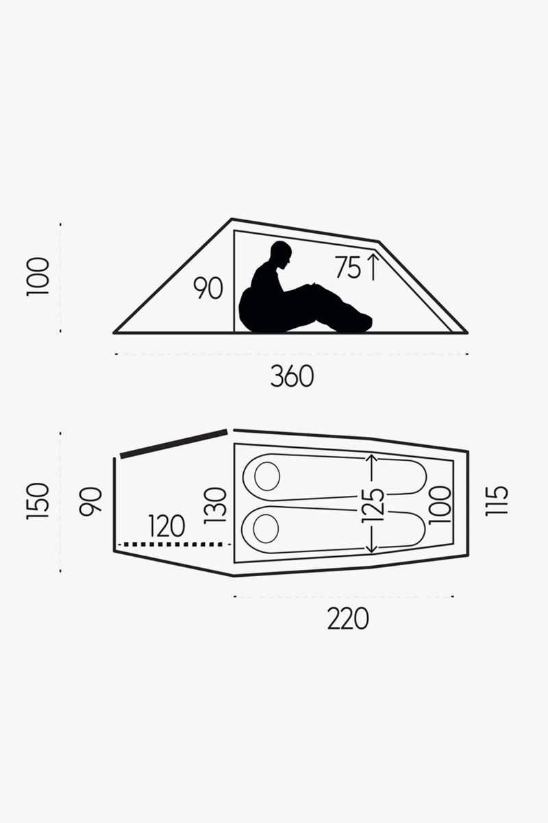 Fjällräven Abisko Lite 2 Zelt