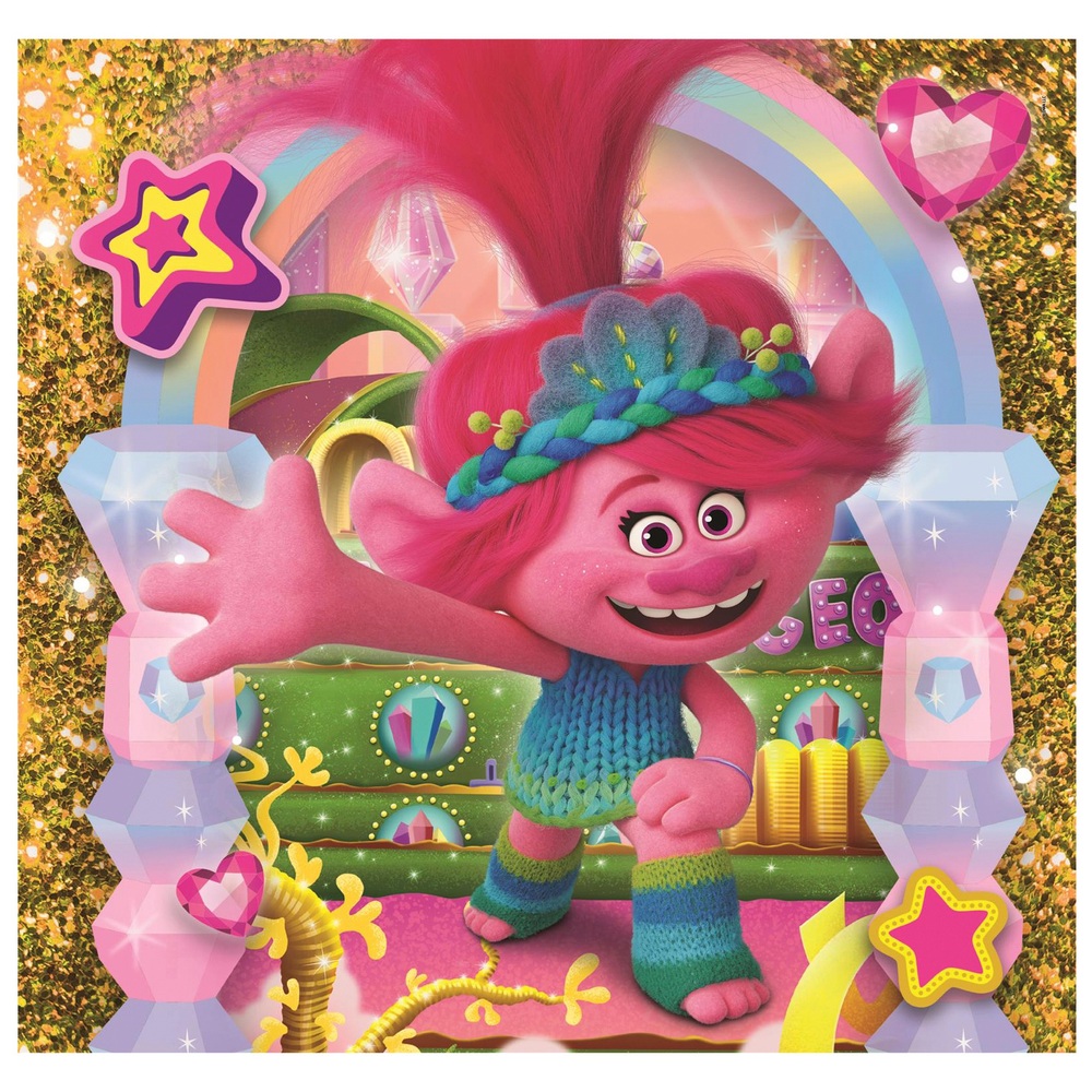 Clementoni Trolls 3 x 48-teiliges Puzzle