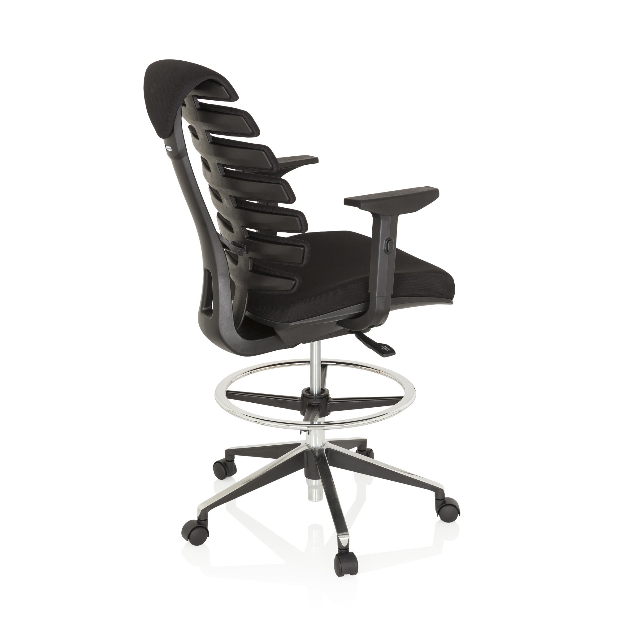 Counterstuhl ERGO LINE II WORK Stoff mit Armlehnen (höhenverstellbar) hjh OFFICE