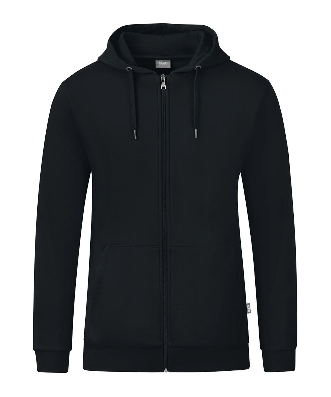 JAKO Organic Kapuzenjacke Schwarz F800