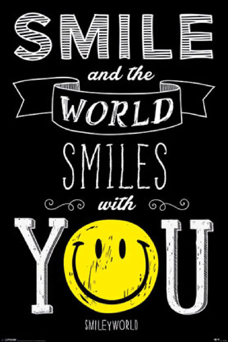 Poster Smiley, 61 x 91 cm
