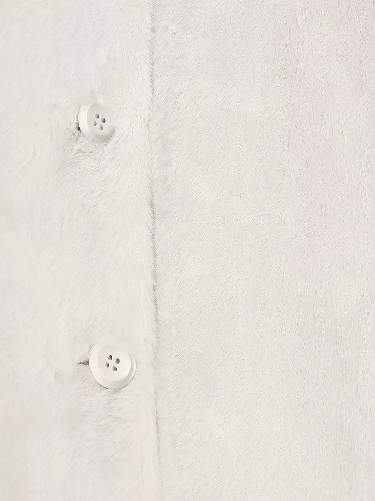RINO&PELLE Mantel in Felloptik NONNA creme