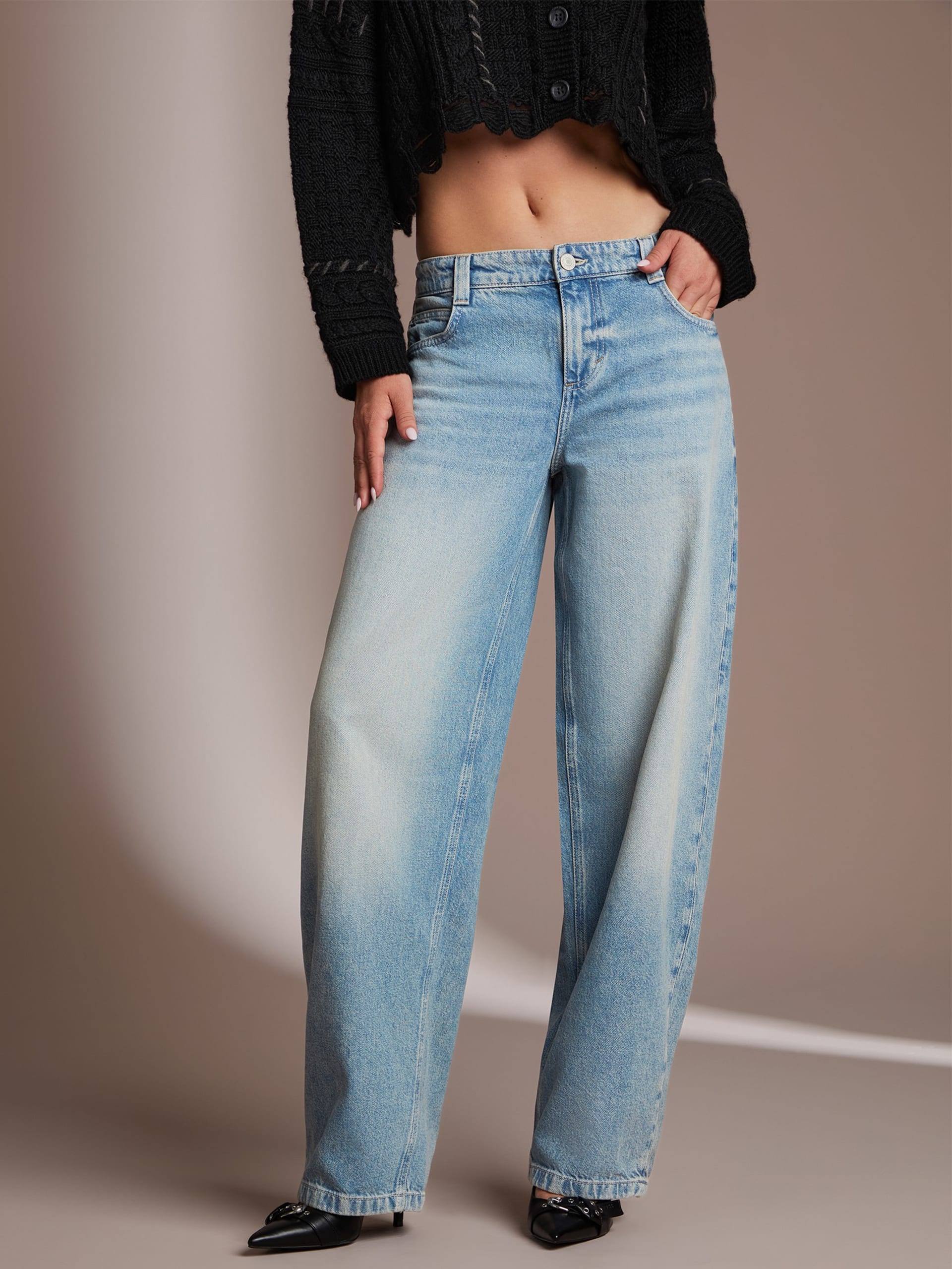 Calça jeans balão ecológica