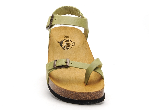 Plakton nu pieds plats femme cp zomba vert