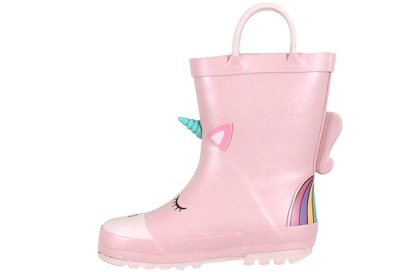 ZIGZAG UNICORN PINK RAINBOOT GUMMISTØVLE MED ENHJØRNING