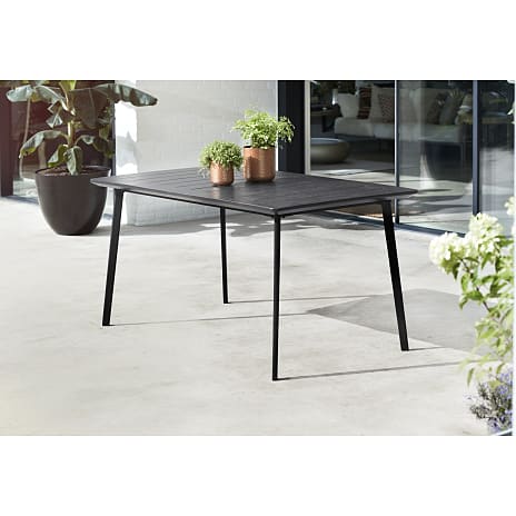 Metalea havebord - sort støbejernslook