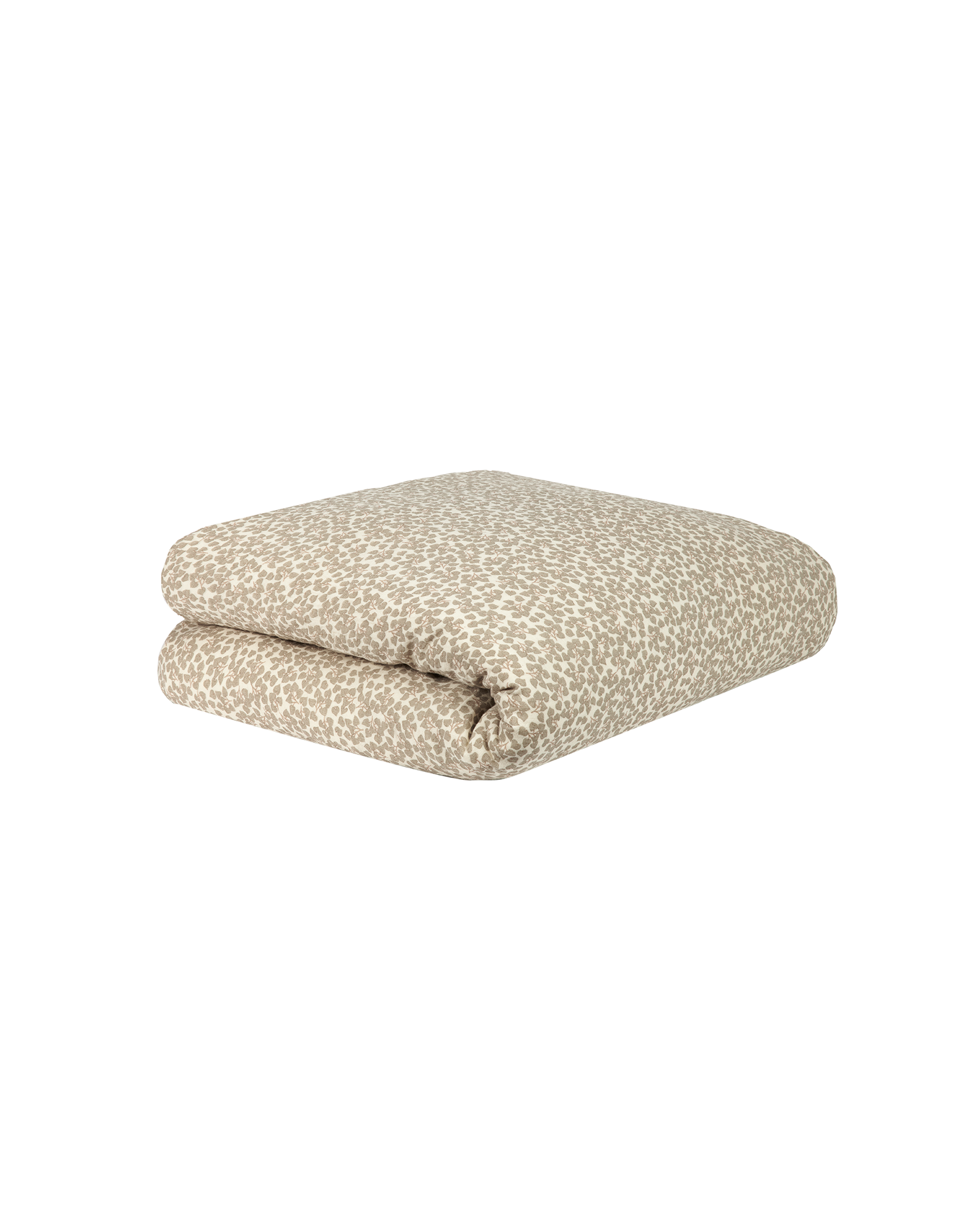 Housse de couette lit individuel en double gaze de coton lavée | Vert