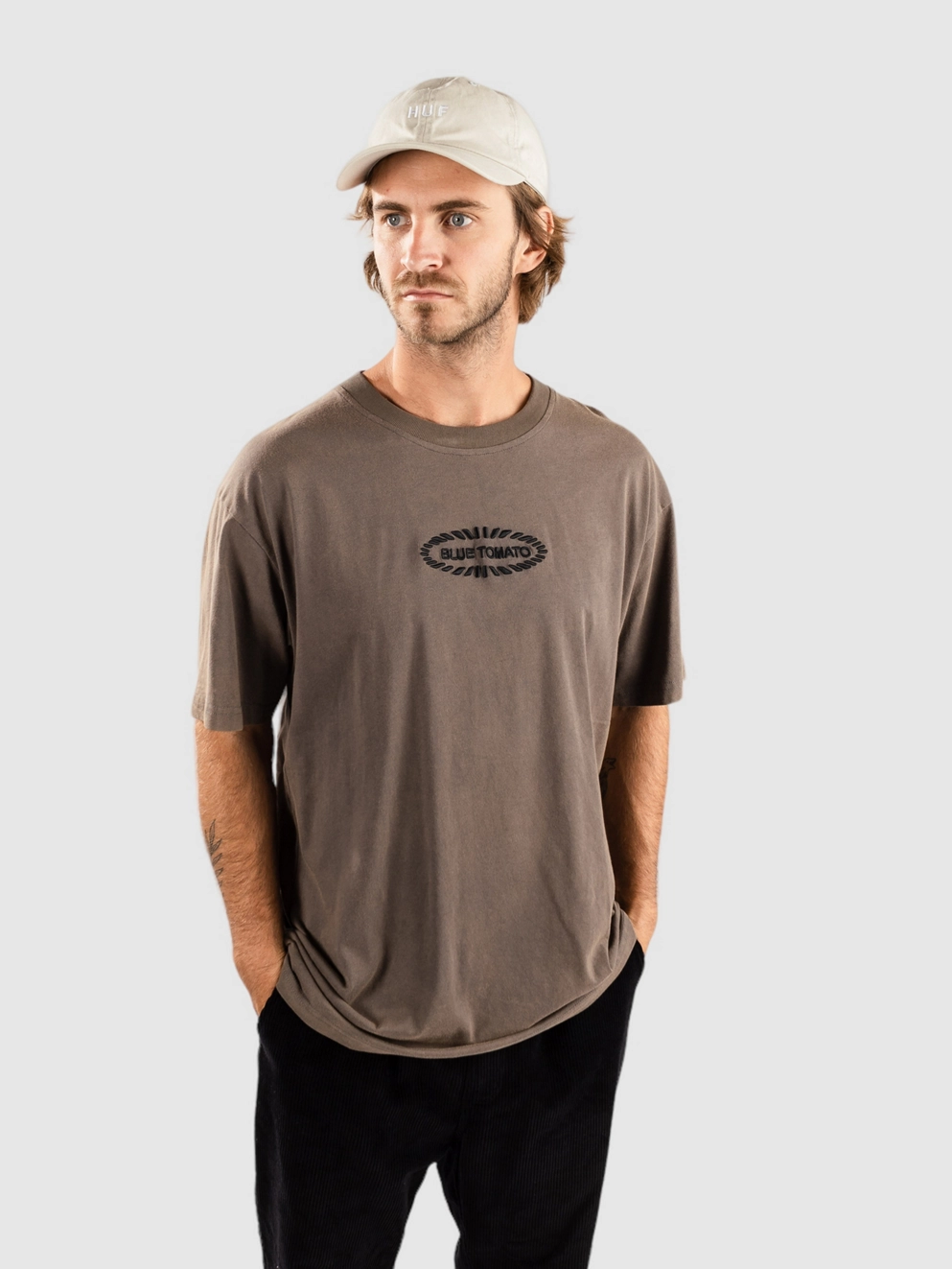 Blue Tomato Circle Logo T-Shirt grey