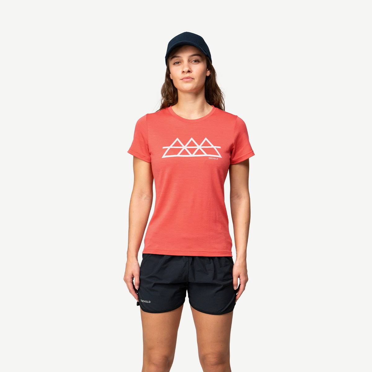 Devold Classic Merino 150 Triple T-shirt, dame (Coral)