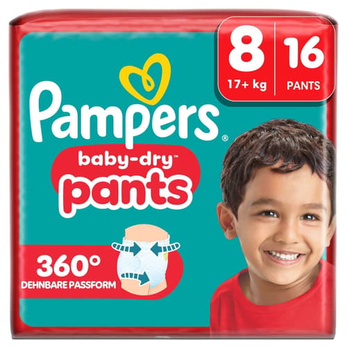 Pampers Baby-Dry Pants Gr.8, Single Pack, 17+kg