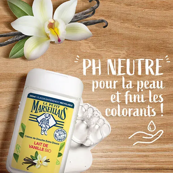 Le Petit Marseillais Gel de Banho Leite Baunilha 250ml