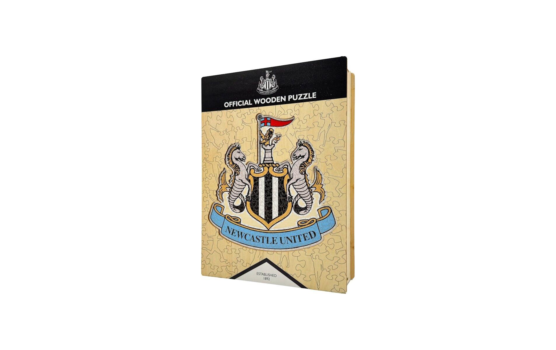 Newcastle United FC – LogoOffiziell lizenziertes Holzpuzzle, Grösse M