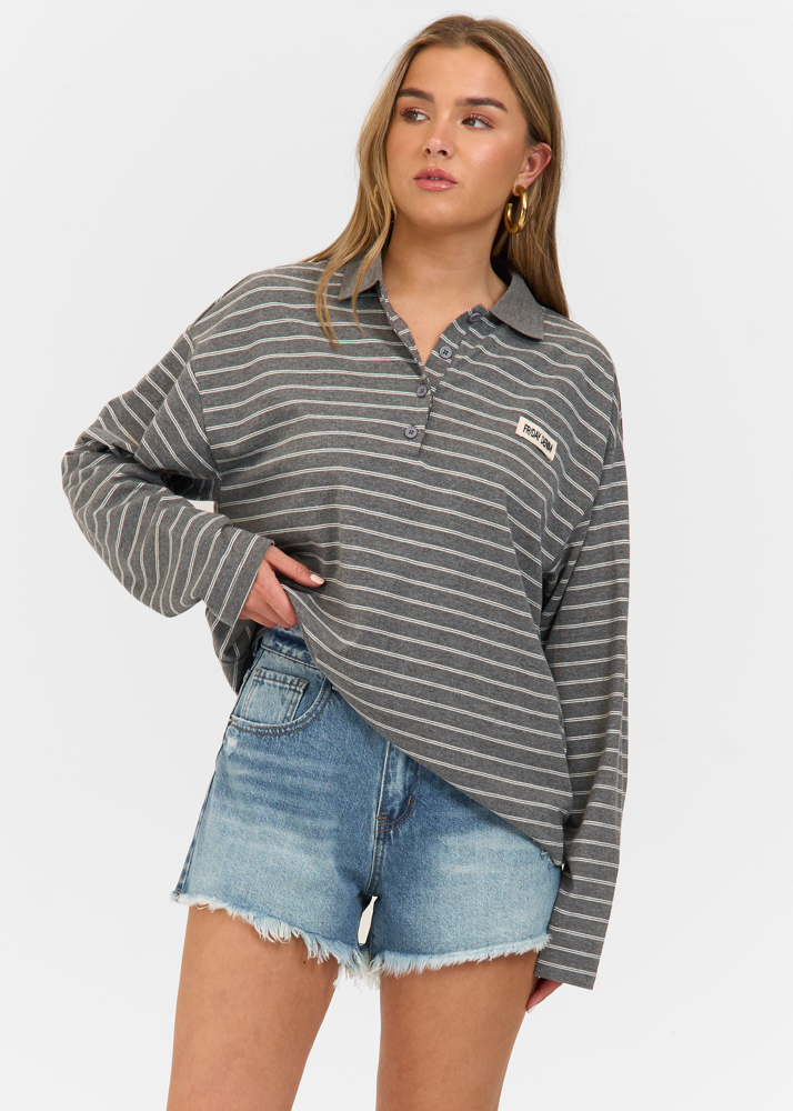 Boyfriend short navy blauw
