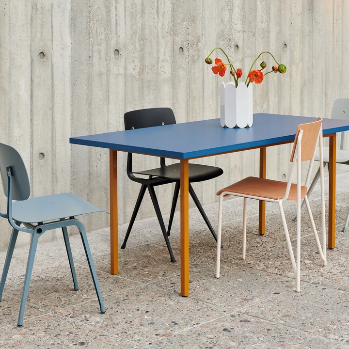 HAY - Two-Colour Esstisch, 240 x 90 cm, mint / elfenbein