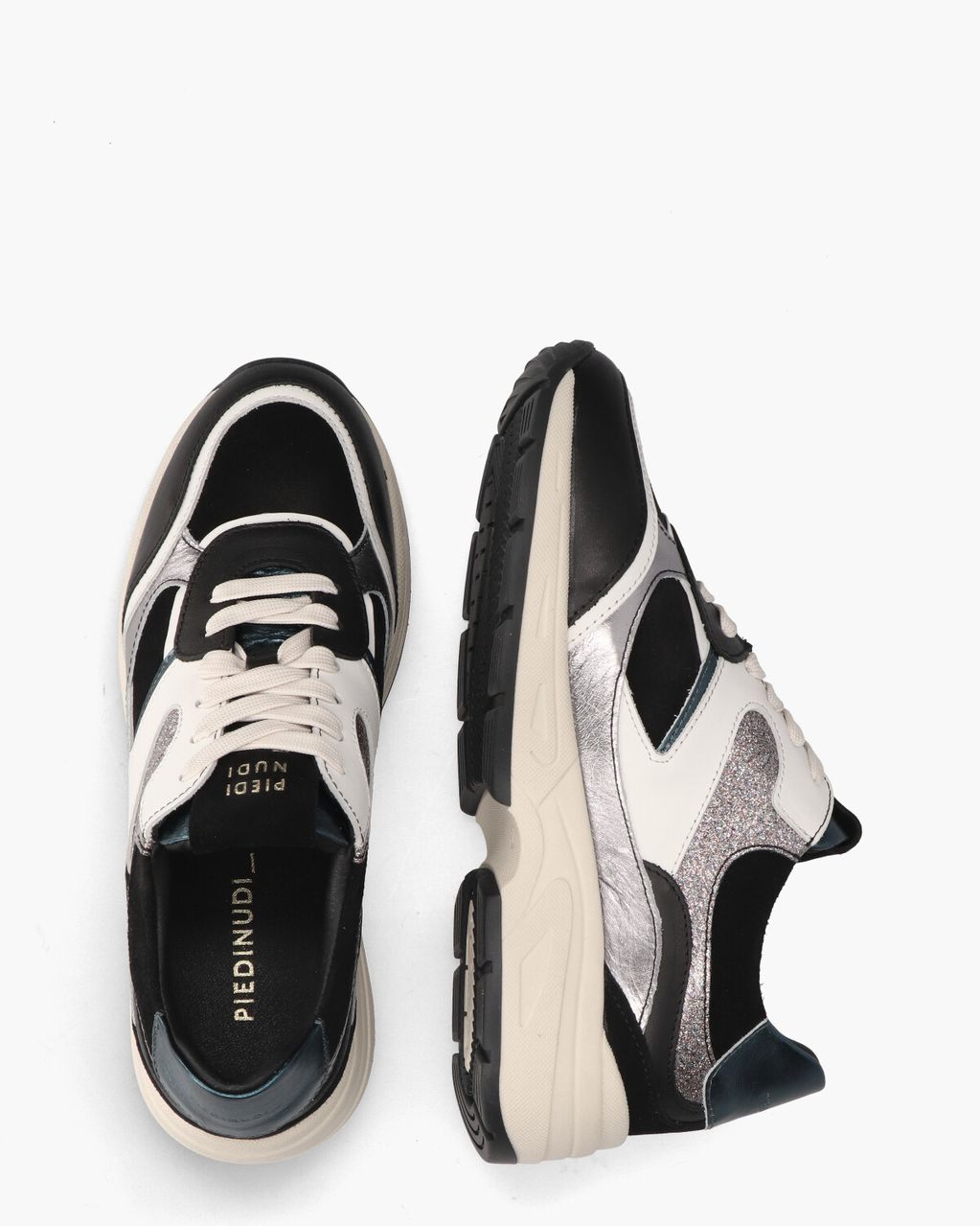 Piedi Nudi Talla 03.04 Zwart/Multicolor Damessneakers