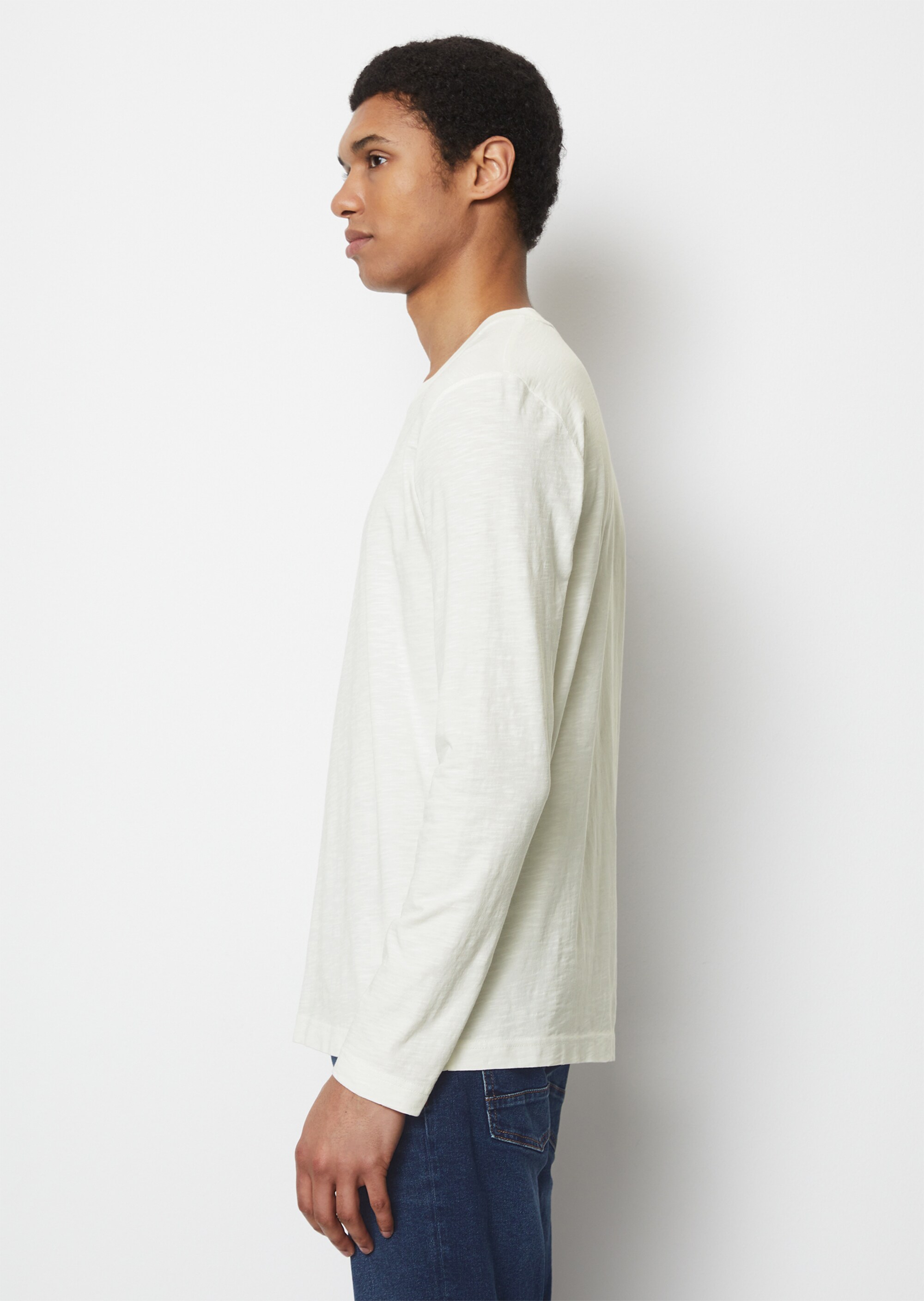 Longsleeve regular in Slub-Jersey-Qualität