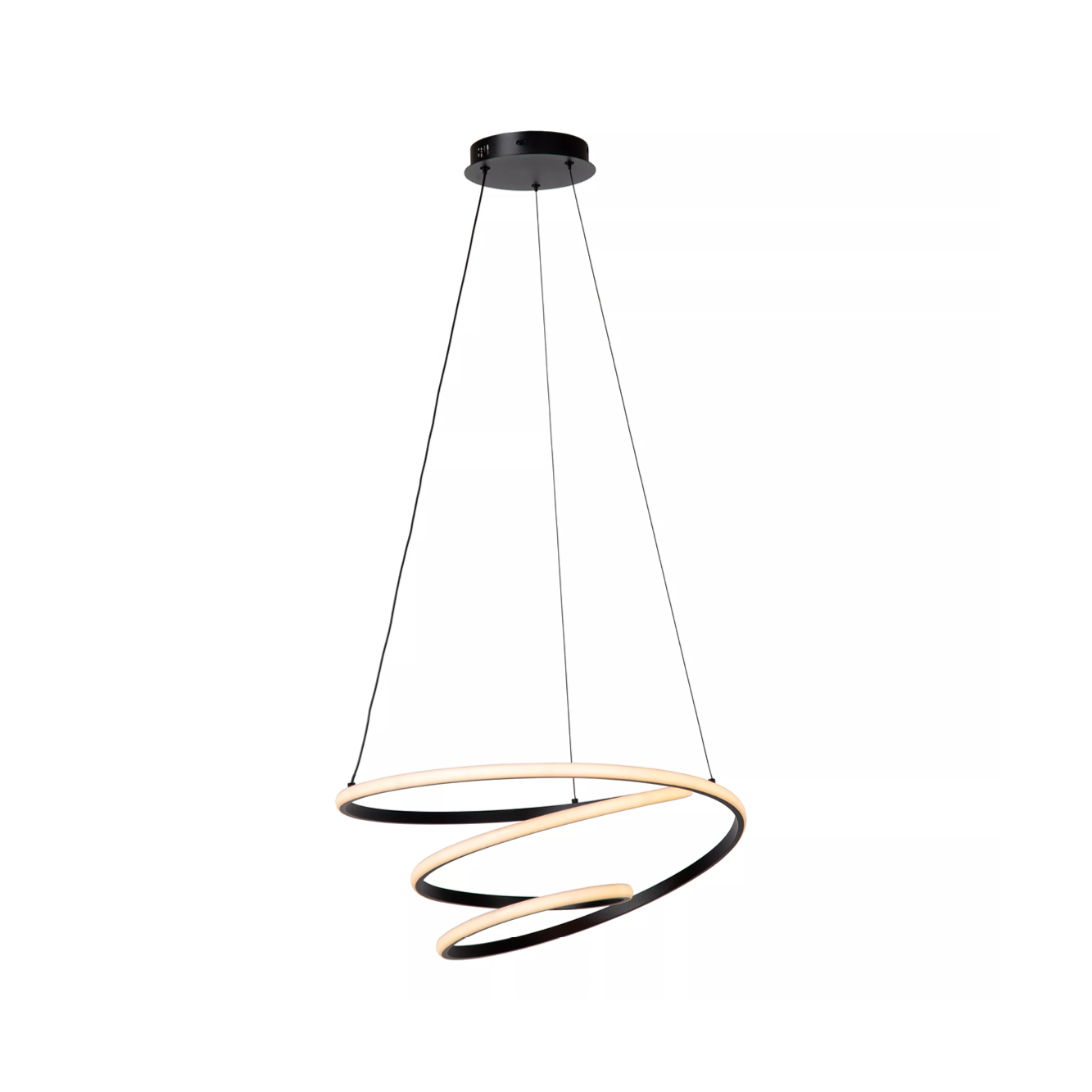 Hanglamp Espiral zwart