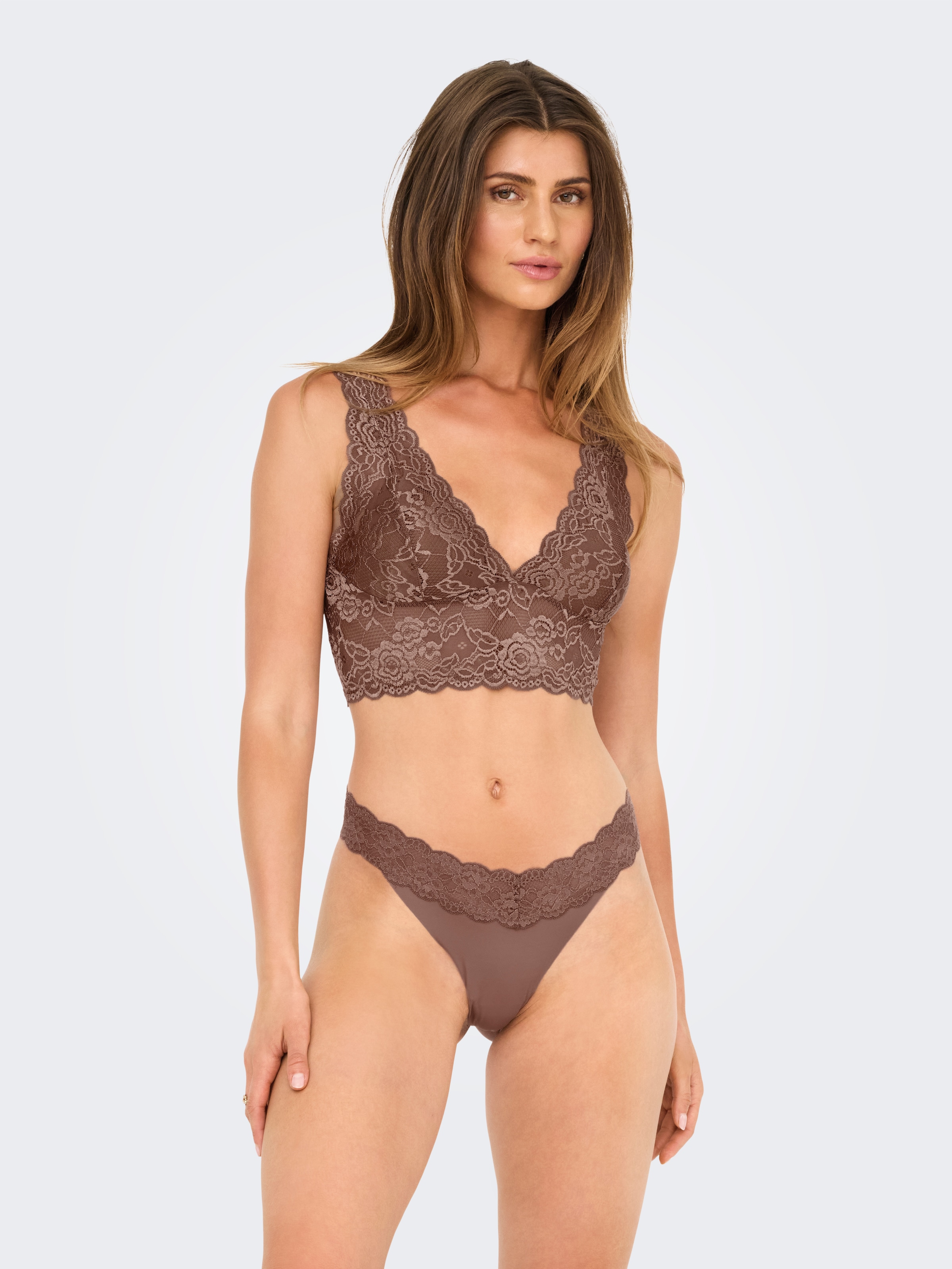 ONLY Tanga »ONLCHLOE LACE S.S THONG 3-PACK ACC«, 3 Stk.
