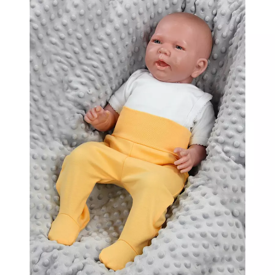TupTam Baby Strampelhose mit Fuß 5er Pack gelblila